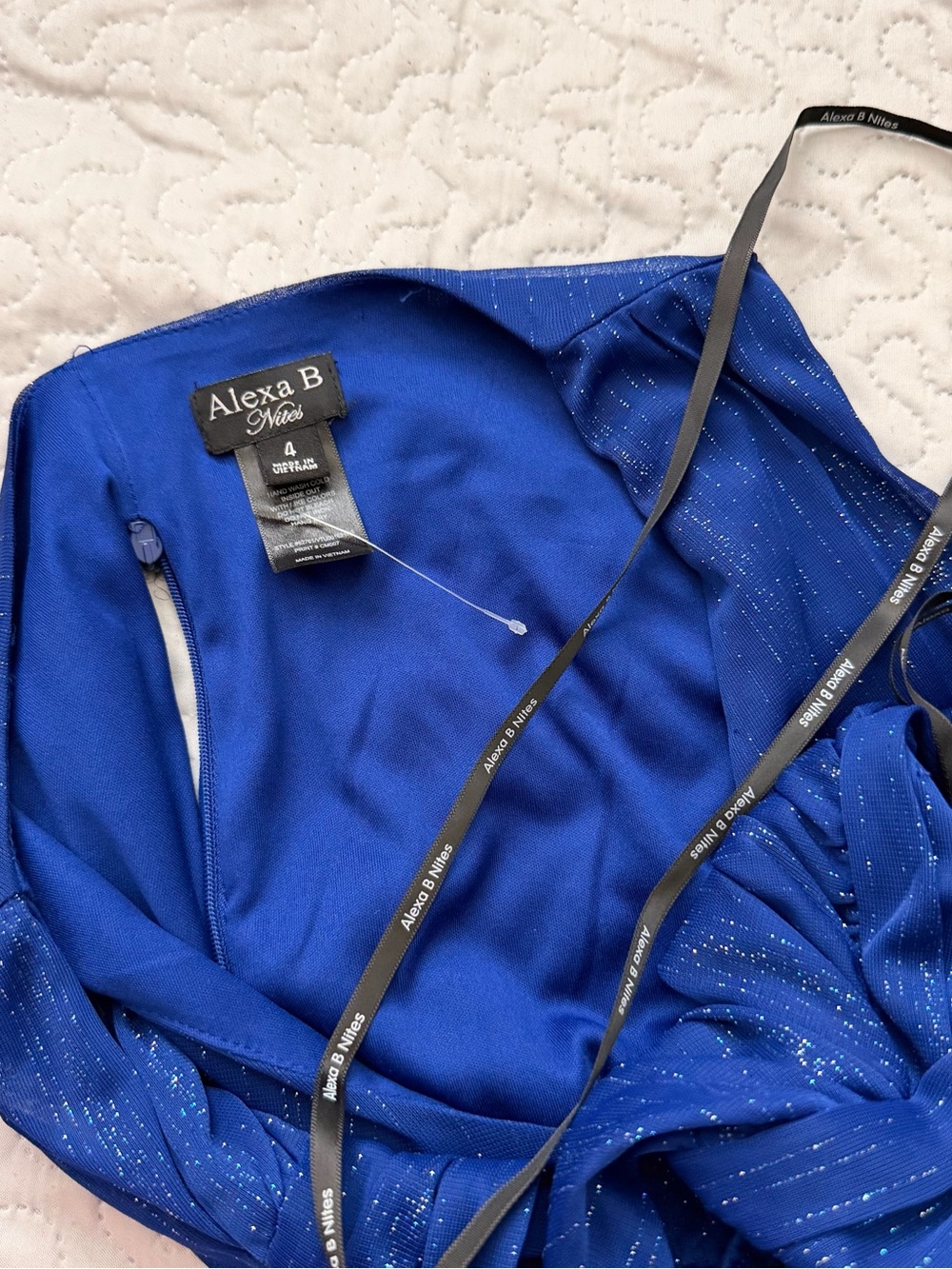 Alexa B Nights Cobalt Blue Sparkle Blazer